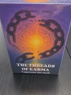 The Threads of Karma Oracle Cards – Purple and Orange